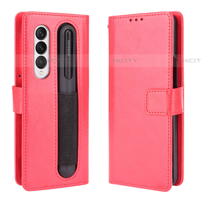 Custodia Portafoglio In Pelle Cover con Supporto BY5 per Samsung Galaxy Z Fold4 5G