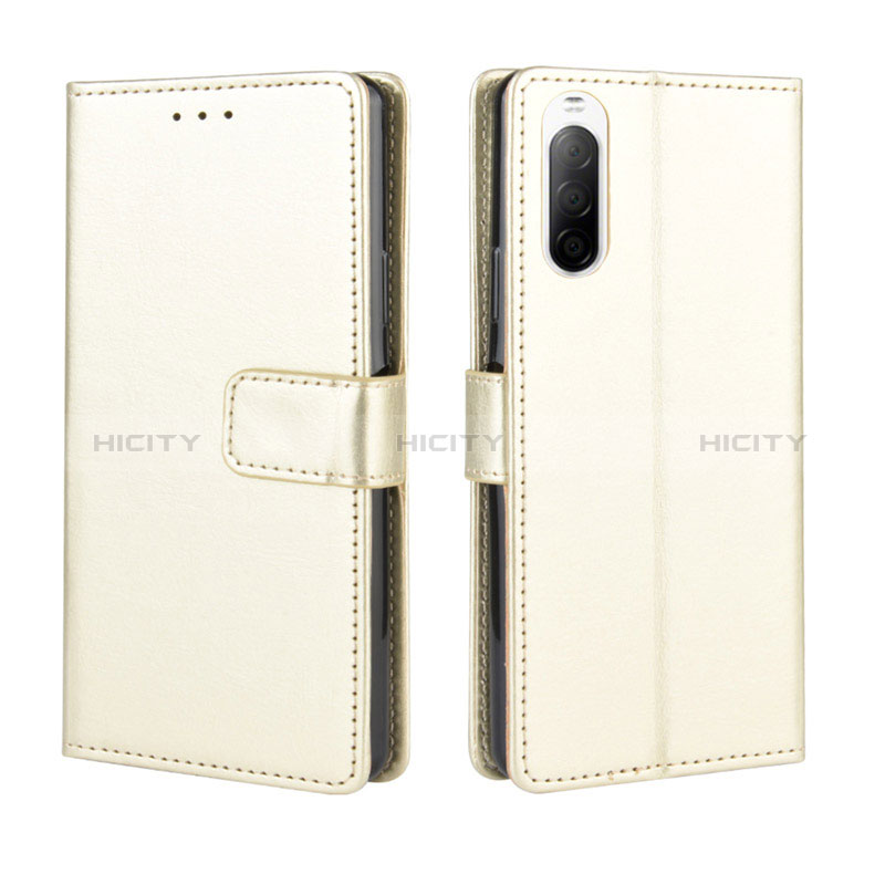 Custodia Portafoglio In Pelle Cover con Supporto BY5 per Sony Xperia 10 II