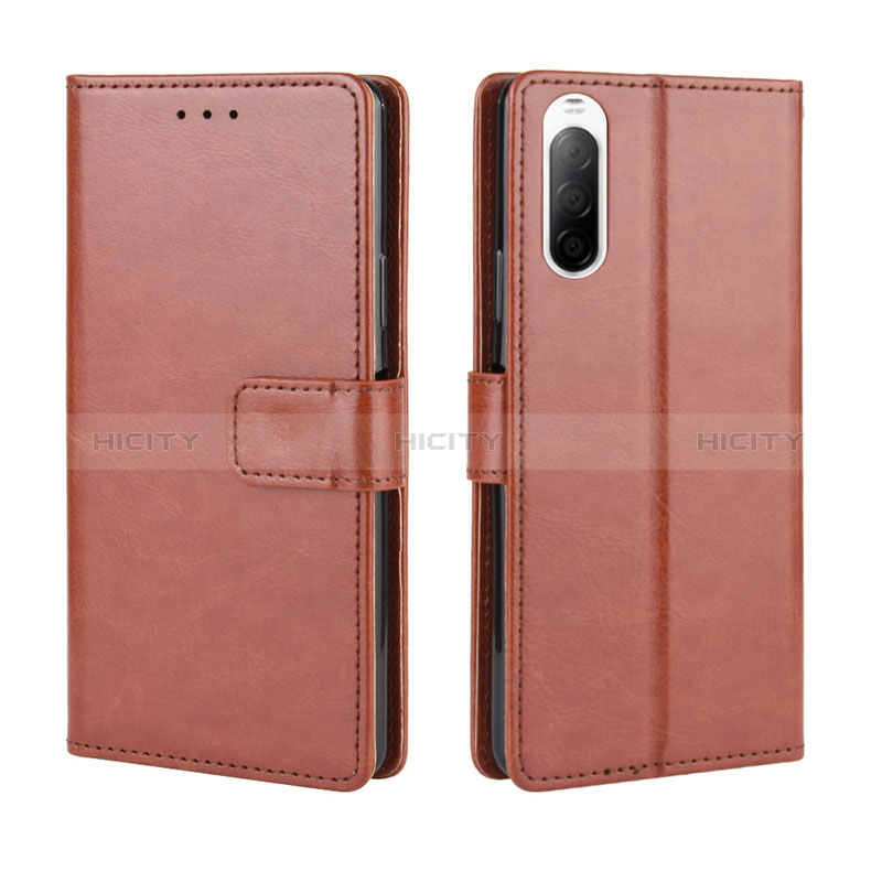 Custodia Portafoglio In Pelle Cover con Supporto BY5 per Sony Xperia 10 II