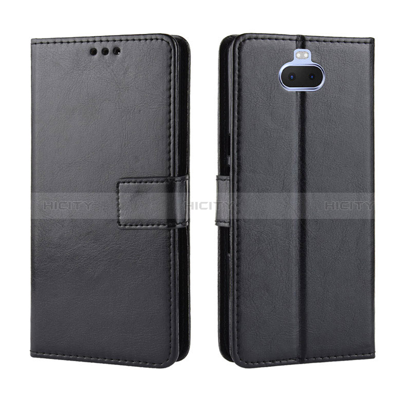 Custodia Portafoglio In Pelle Cover con Supporto BY5 per Sony Xperia 10 Nero