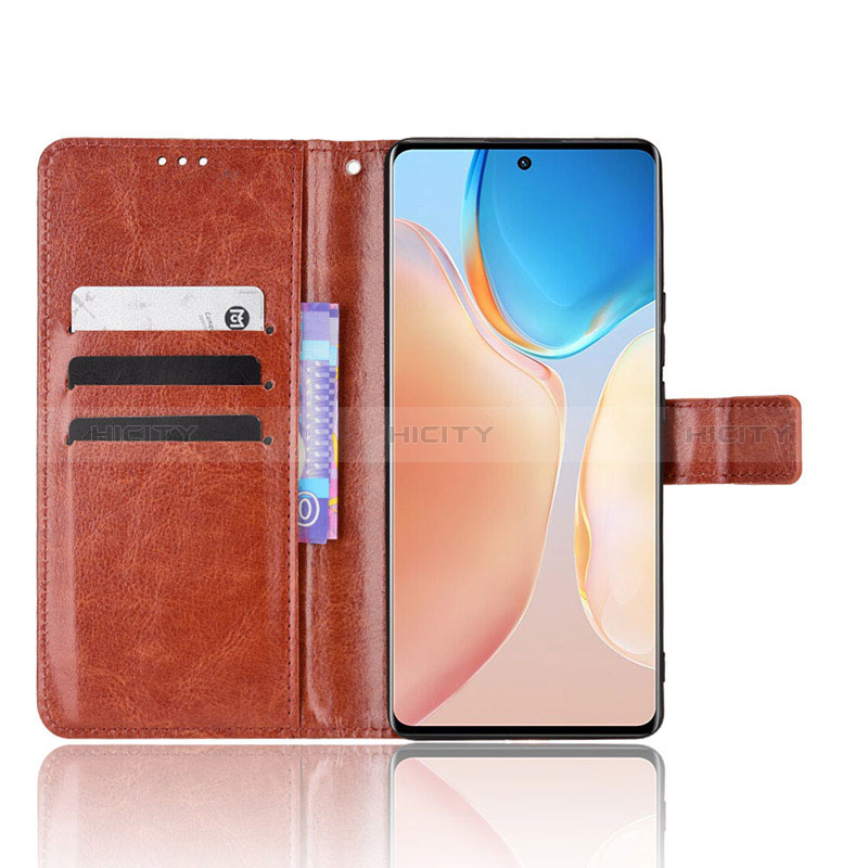 Custodia Portafoglio In Pelle Cover con Supporto BY5 per Vivo X70 Pro+ Plus 5G