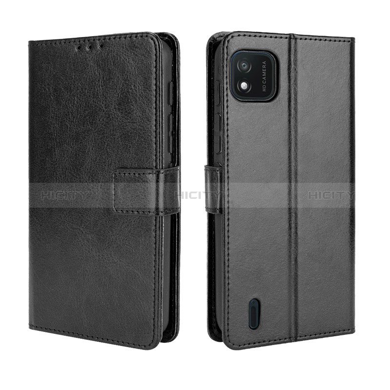 Custodia Portafoglio In Pelle Cover con Supporto BY5 per Wiko Y62 Nero