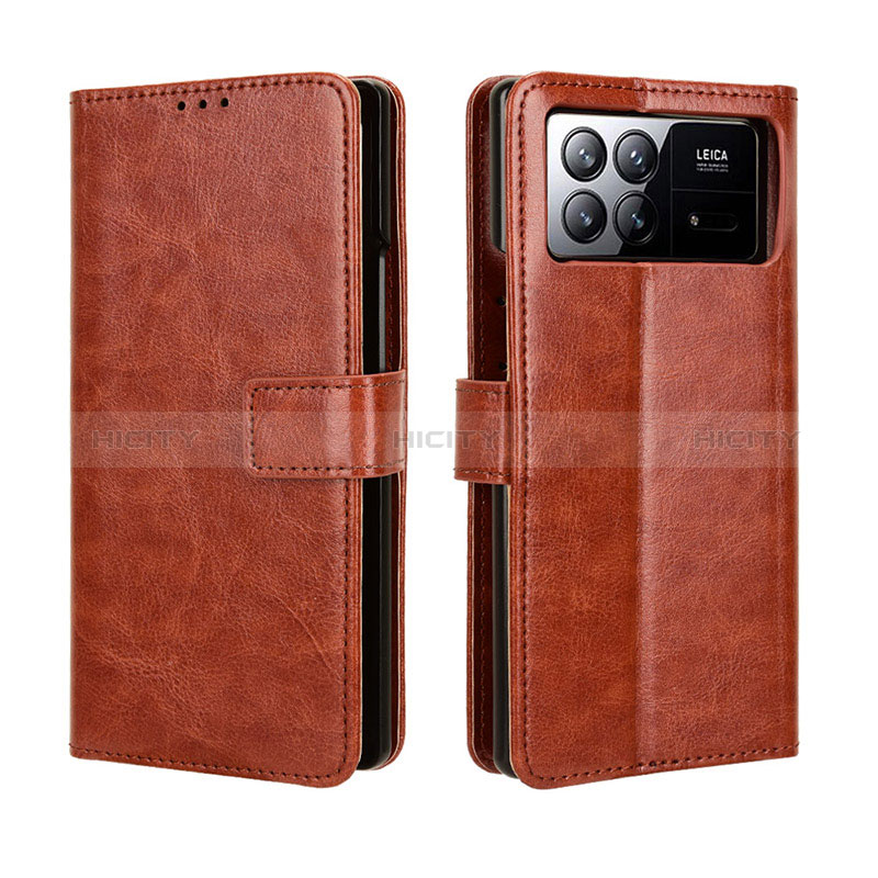 Custodia Portafoglio In Pelle Cover con Supporto BY5 per Xiaomi Mix Fold 3 5G