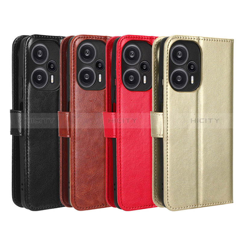 Custodia Portafoglio In Pelle Cover con Supporto BY5 per Xiaomi Poco F5 5G