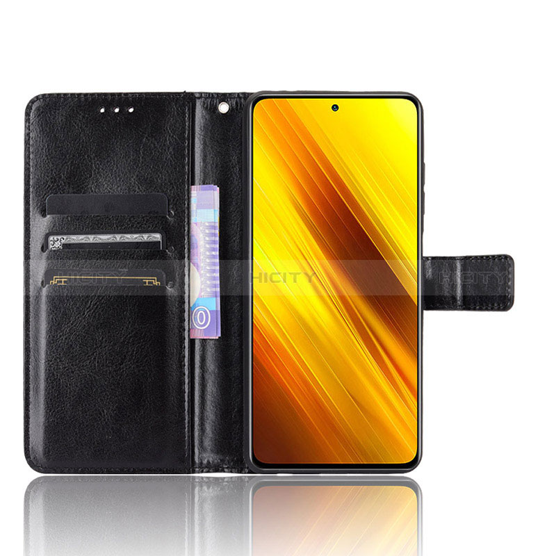 Custodia Portafoglio In Pelle Cover con Supporto BY5 per Xiaomi Poco X3