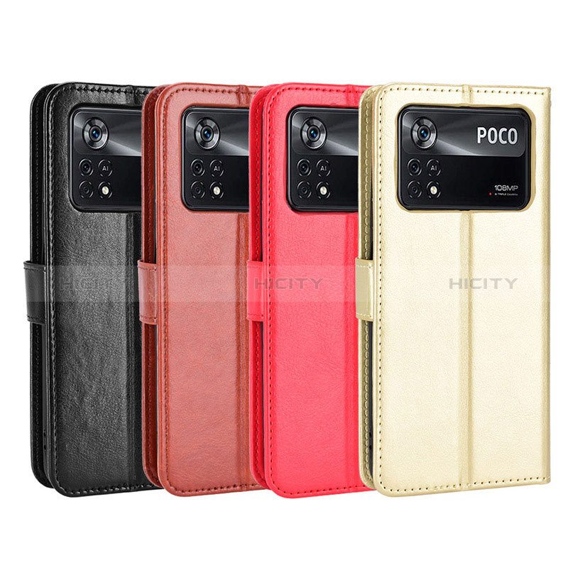 Custodia Portafoglio In Pelle Cover con Supporto BY5 per Xiaomi Poco X4 Pro 5G