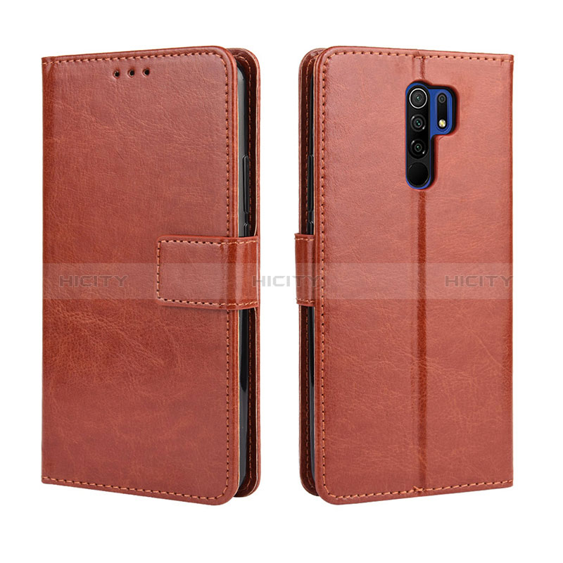 Custodia Portafoglio In Pelle Cover con Supporto BY5 per Xiaomi Redmi 9