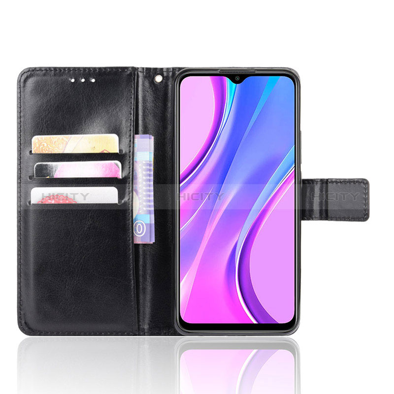 Custodia Portafoglio In Pelle Cover con Supporto BY5 per Xiaomi Redmi 9 Prime India