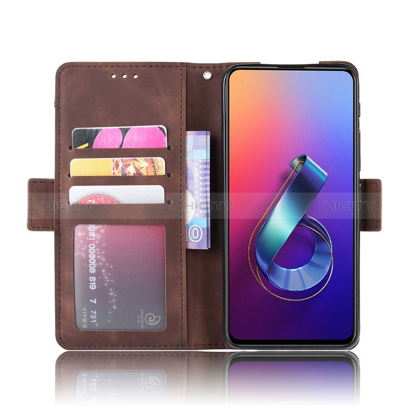 Custodia Portafoglio In Pelle Cover con Supporto BY6 per Asus Zenfone 6 ZS630KL