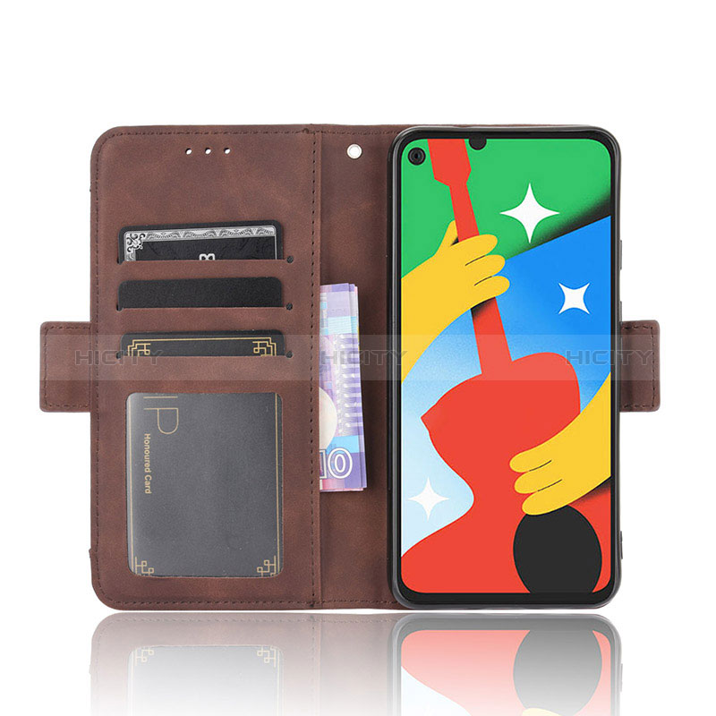 Custodia Portafoglio In Pelle Cover con Supporto BY6 per Google Pixel 4a 5G