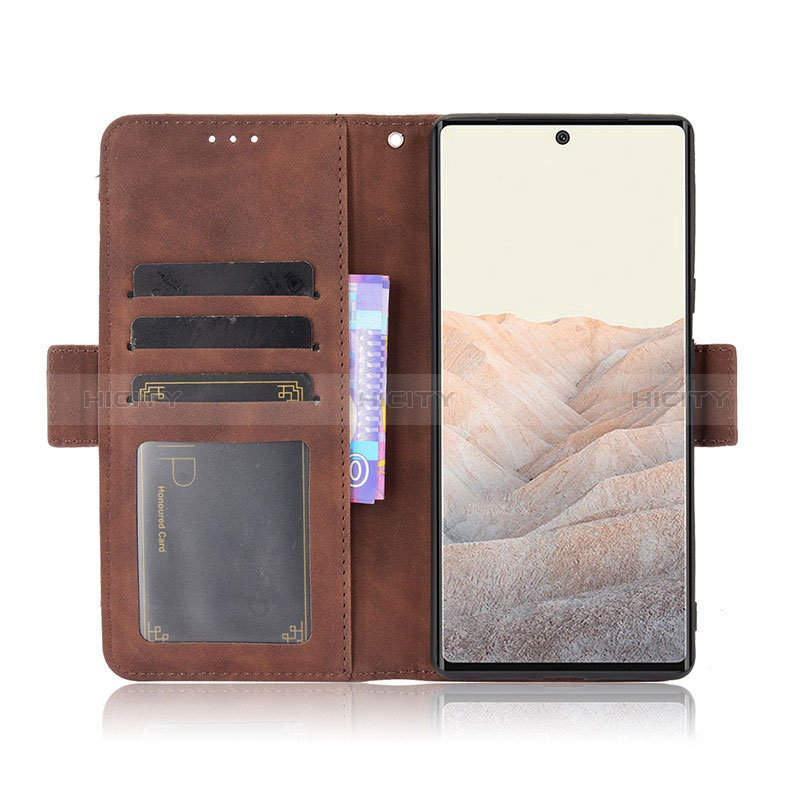 Custodia Portafoglio In Pelle Cover con Supporto BY6 per Google Pixel 6 Pro 5G