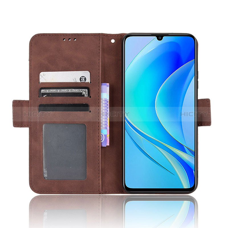 Custodia Portafoglio In Pelle Cover con Supporto BY6 per Huawei Enjoy 50