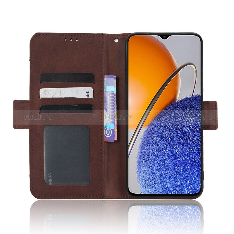 Custodia Portafoglio In Pelle Cover con Supporto BY6 per Huawei Enjoy 50z