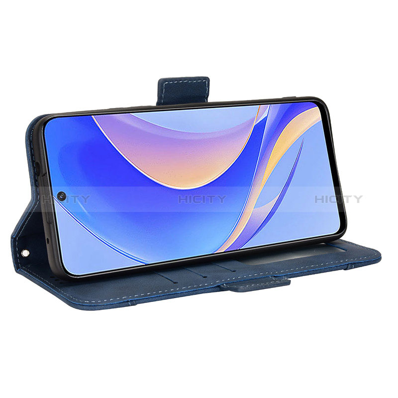 Custodia Portafoglio In Pelle Cover con Supporto BY6 per Huawei Nova Y90