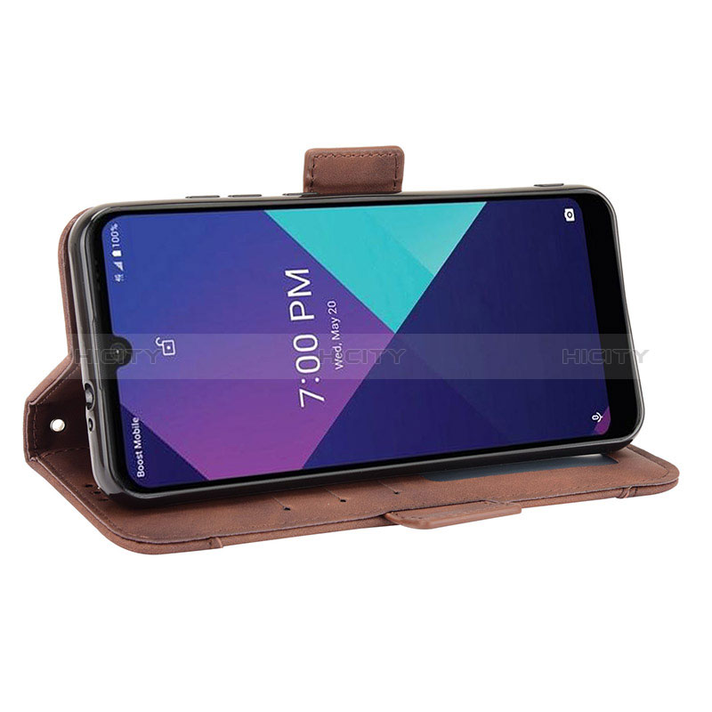 Custodia Portafoglio In Pelle Cover con Supporto BY6 per Wiko Ride 3