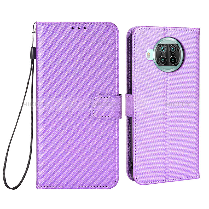 Custodia Portafoglio In Pelle Cover con Supporto BY6 per Xiaomi Mi 10T Lite 5G Viola