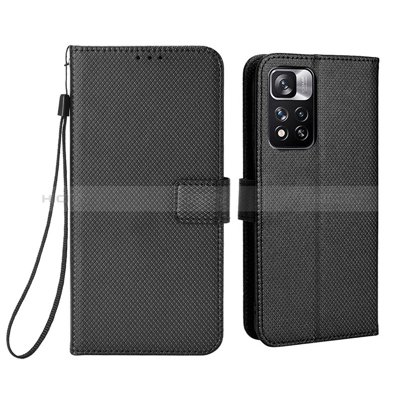 Custodia Portafoglio In Pelle Cover con Supporto BY6 per Xiaomi Mi 11i 5G (2022) Nero