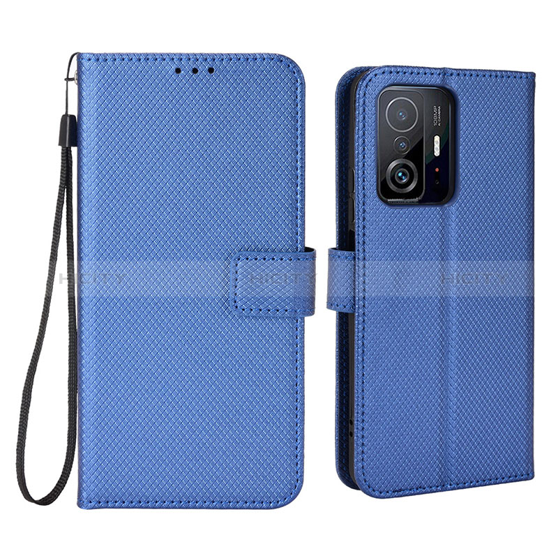 Custodia Portafoglio In Pelle Cover con Supporto BY6 per Xiaomi Mi 11T 5G Blu