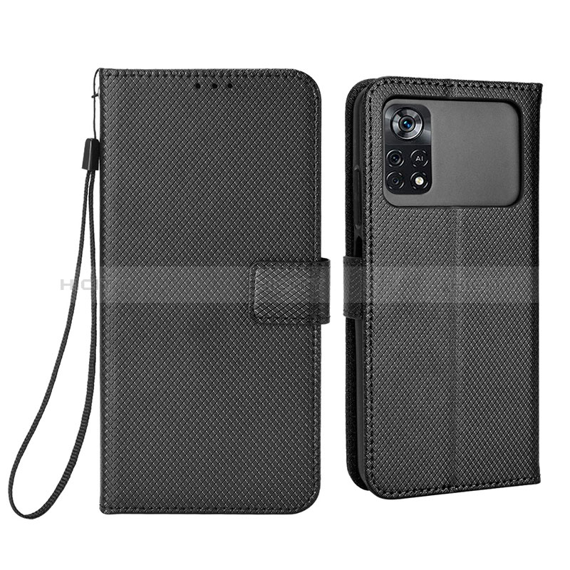 Custodia Portafoglio In Pelle Cover con Supporto BY6 per Xiaomi Poco M4 Pro 4G