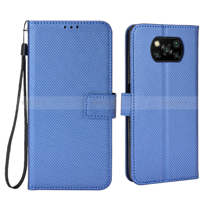 Custodia Portafoglio In Pelle Cover con Supporto BY6 per Xiaomi Poco X3 NFC