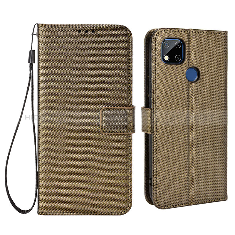 Custodia Portafoglio In Pelle Cover con Supporto BY6 per Xiaomi Redmi 9C