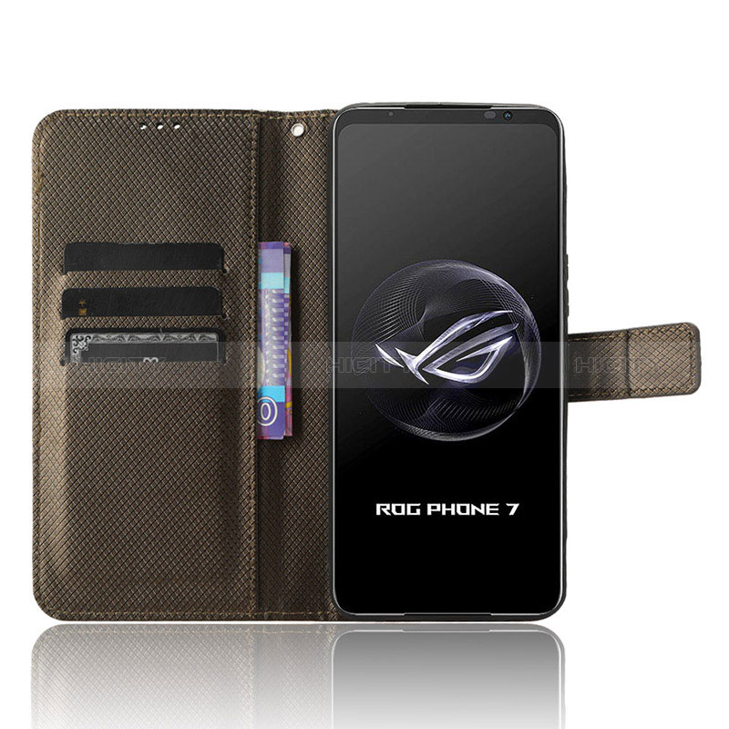 Custodia Portafoglio In Pelle Cover con Supporto BY7 per Asus ROG Phone 7 Pro