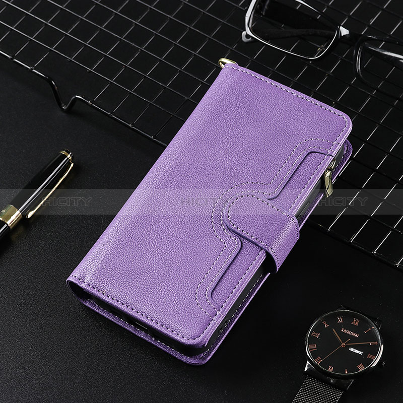 Custodia Portafoglio In Pelle Cover con Supporto BY7 per Google Pixel 8 5G Viola