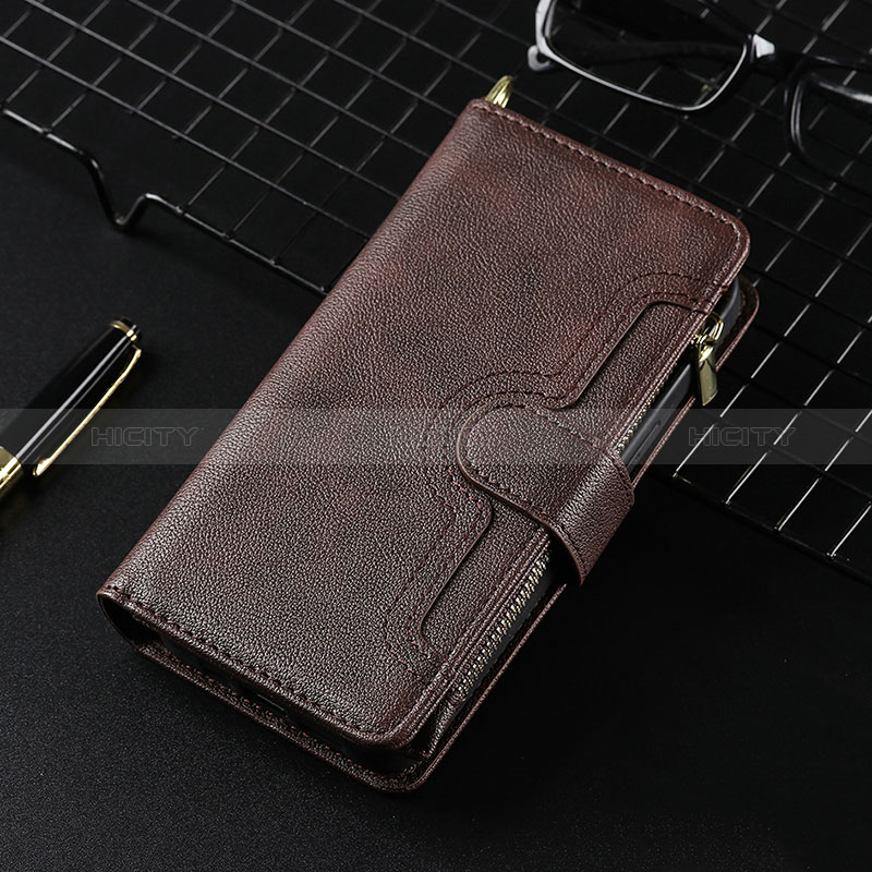 Custodia Portafoglio In Pelle Cover con Supporto BY7 per Xiaomi Redmi Note 11 4G (2021) Marrone