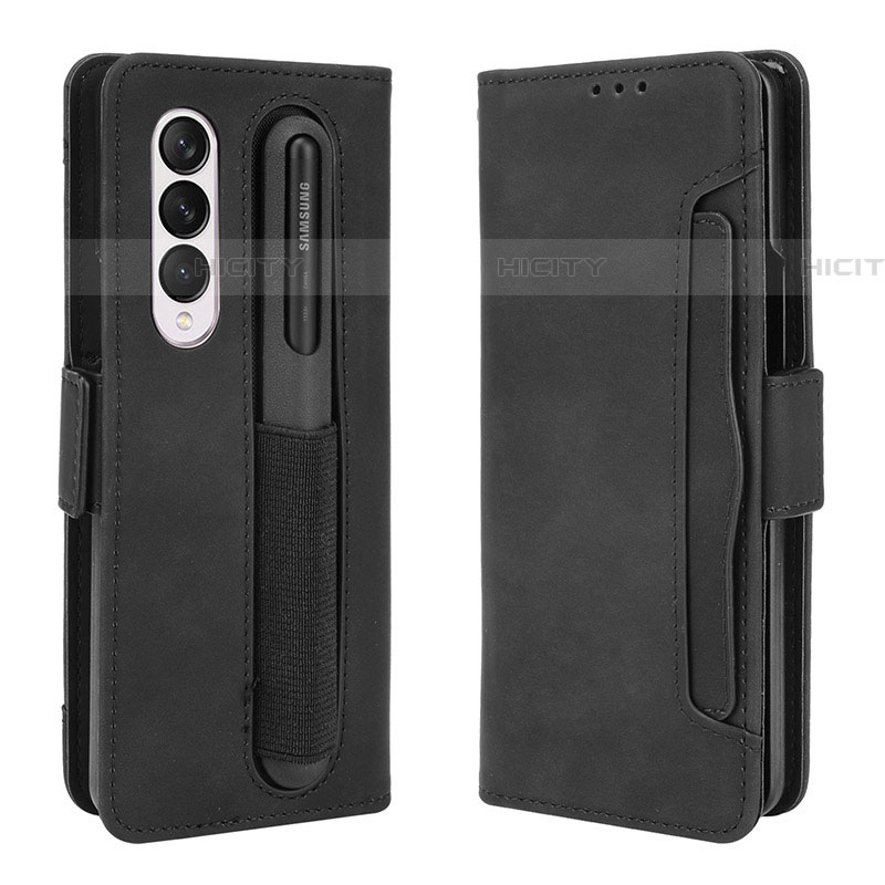 Custodia Portafoglio In Pelle Cover con Supporto BY9 per Samsung Galaxy Z Fold4 5G