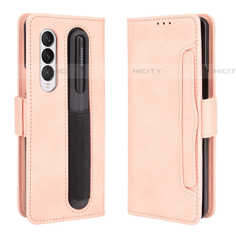 Custodia Portafoglio In Pelle Cover con Supporto BY9 per Samsung Galaxy Z Fold4 5G