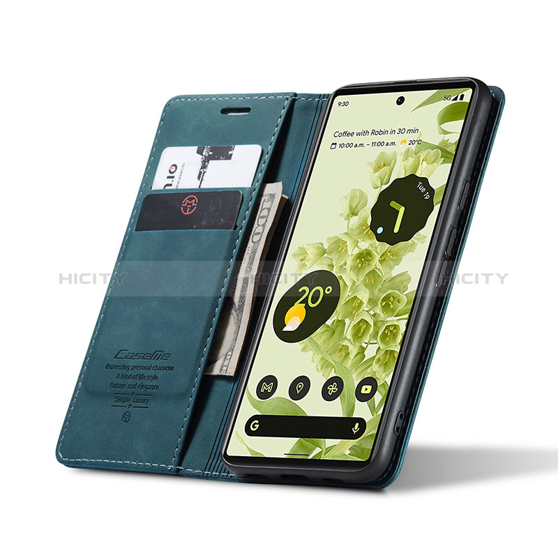 Custodia Portafoglio In Pelle Cover con Supporto C01S per Google Pixel 6 5G