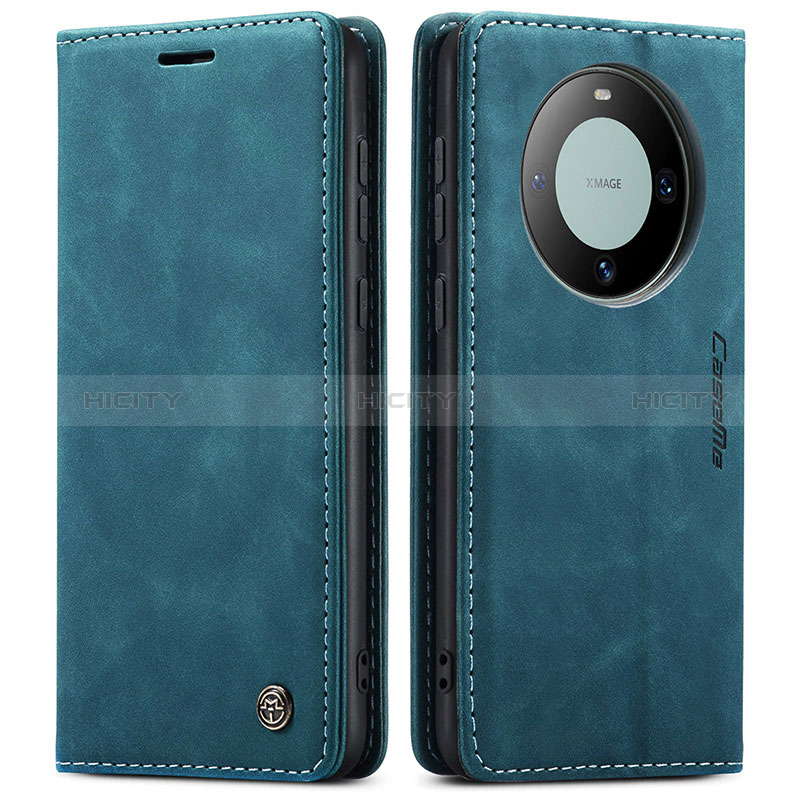 Custodia Portafoglio In Pelle Cover con Supporto C01S per Huawei Mate 60 Blu