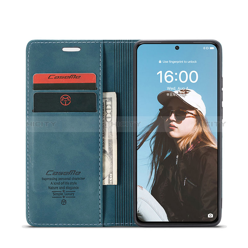 Custodia Portafoglio In Pelle Cover con Supporto C01S per Huawei P50