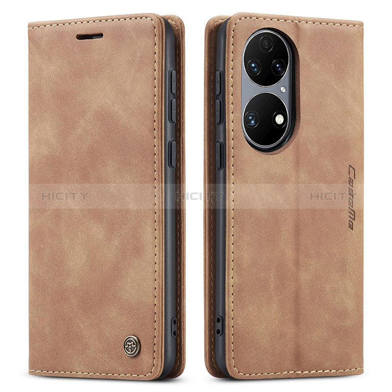 Custodia Portafoglio In Pelle Cover con Supporto C01S per Huawei P50 Pro