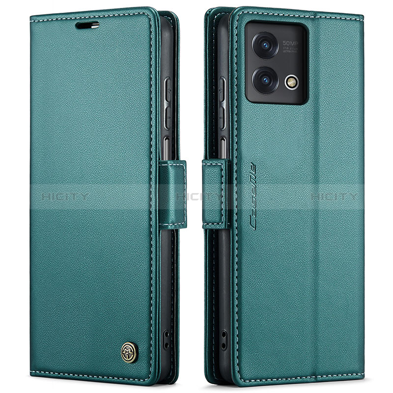 Custodia Portafoglio In Pelle Cover con Supporto C01S per Motorola Moto G Stylus (2023) 5G Verde