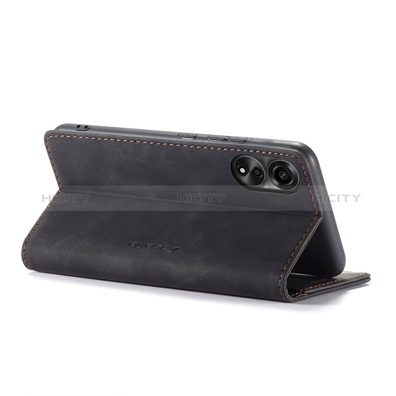 Custodia Portafoglio In Pelle Cover con Supporto C01S per Oppo A78 4G