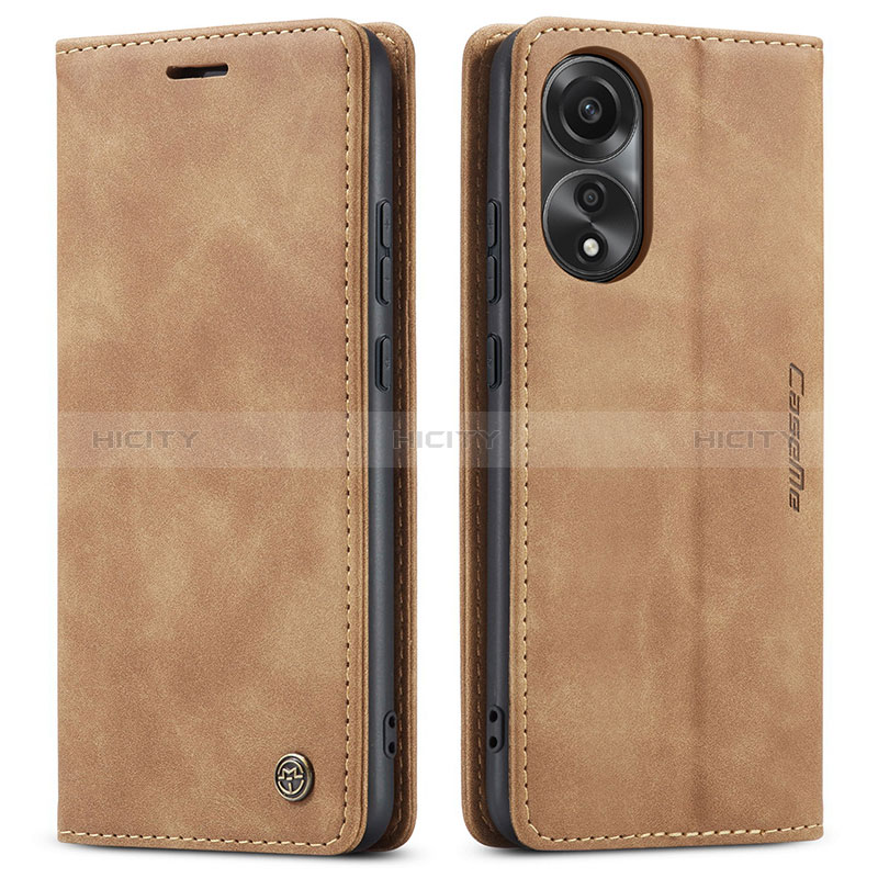 Custodia Portafoglio In Pelle Cover con Supporto C01S per Oppo A78 4G