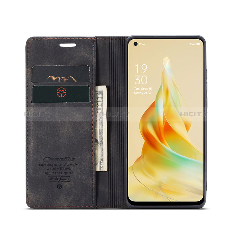 Custodia Portafoglio In Pelle Cover con Supporto C01S per Oppo Reno8 T 4G