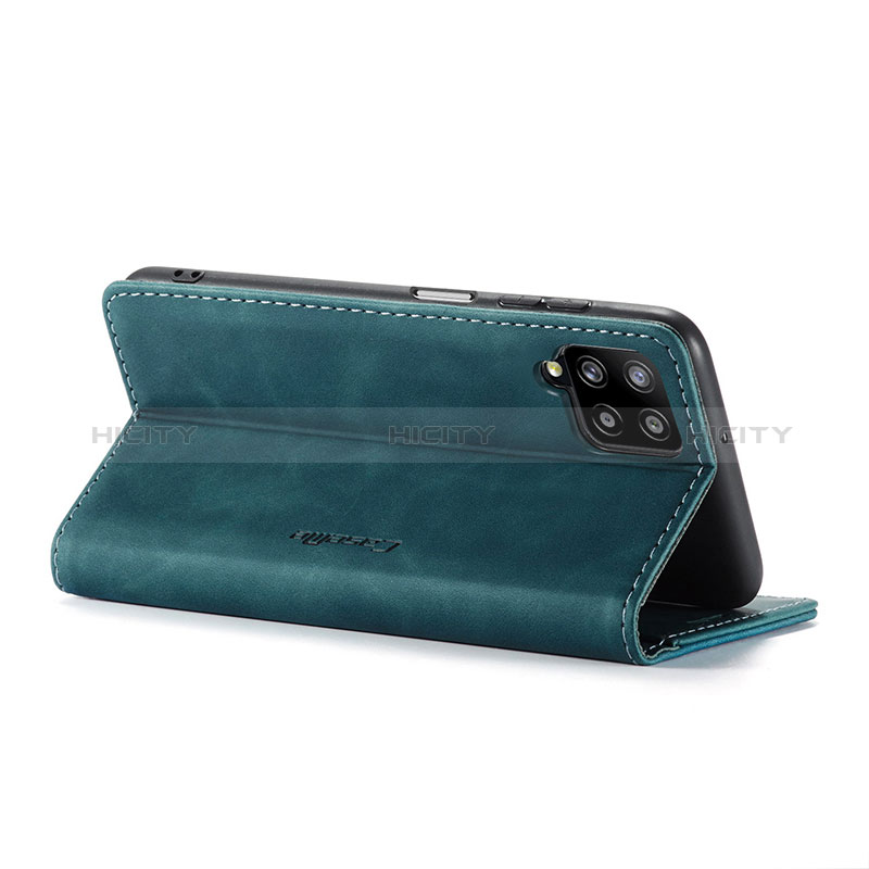 Custodia Portafoglio In Pelle Cover con Supporto C01S per Samsung Galaxy A12 Nacho