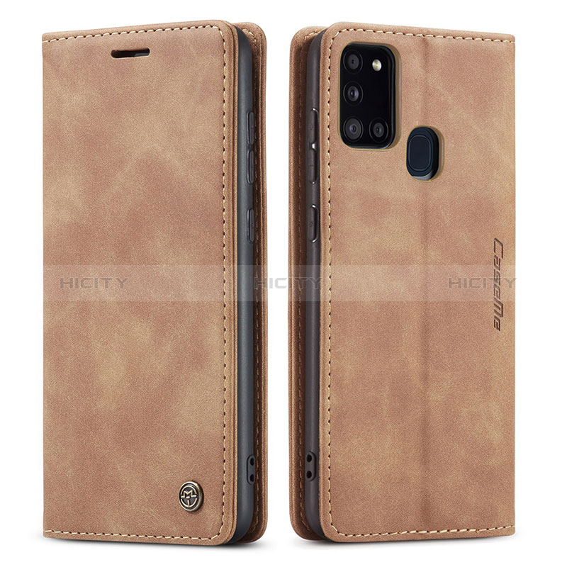 Custodia Portafoglio In Pelle Cover con Supporto C01S per Samsung Galaxy A21s