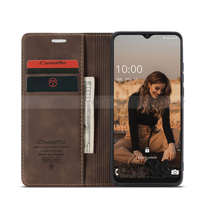 Custodia Portafoglio In Pelle Cover con Supporto C01S per Samsung Galaxy A22s 5G