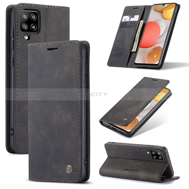 Custodia Portafoglio In Pelle Cover con Supporto C01S per Samsung Galaxy A42 5G