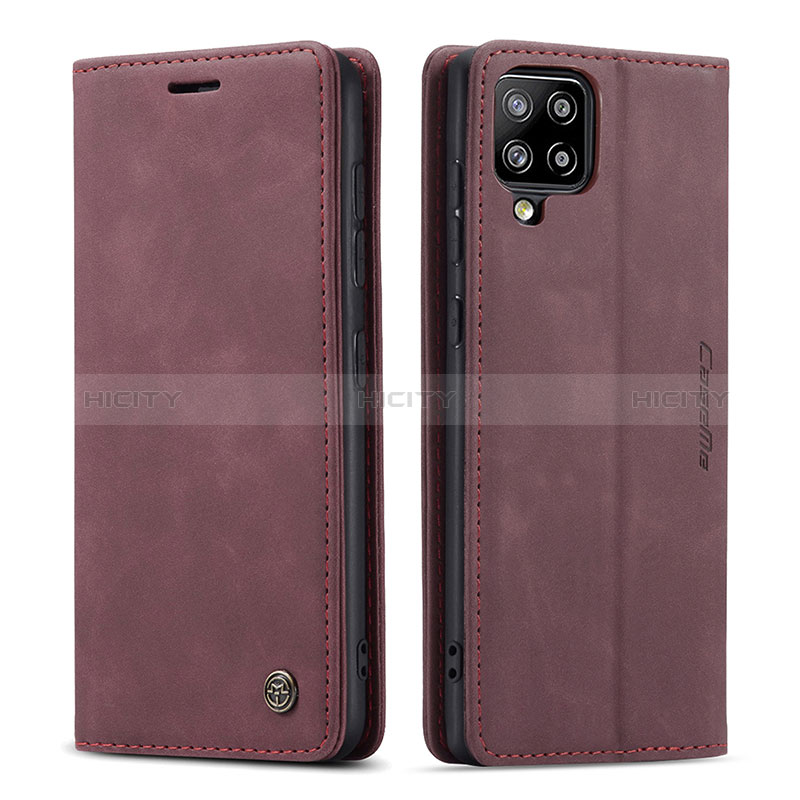 Custodia Portafoglio In Pelle Cover con Supporto C01S per Samsung Galaxy A42 5G