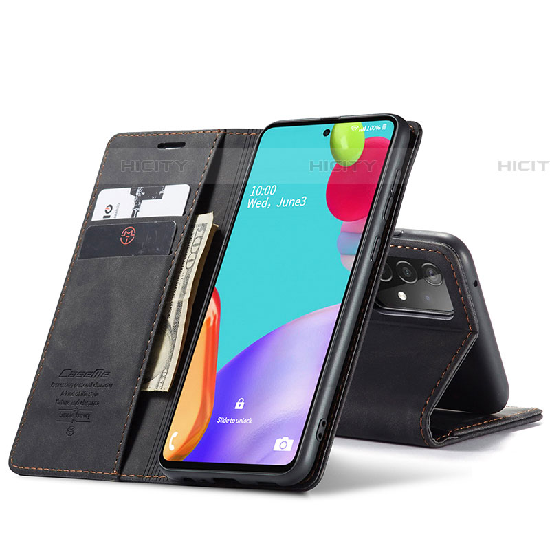 Custodia Portafoglio In Pelle Cover con Supporto C01S per Samsung Galaxy A52 4G