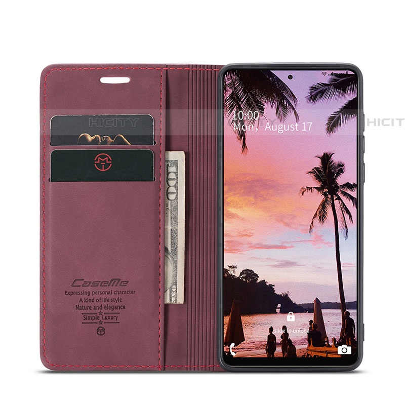 Custodia Portafoglio In Pelle Cover con Supporto C01S per Samsung Galaxy A72 5G