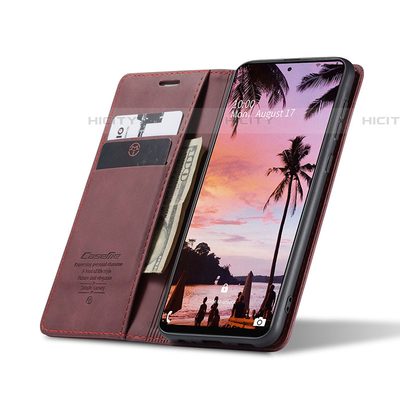 Custodia Portafoglio In Pelle Cover con Supporto C01S per Samsung Galaxy A72 5G