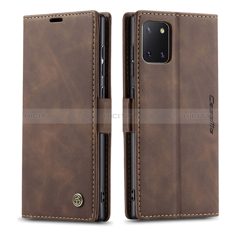 Custodia Portafoglio In Pelle Cover con Supporto C01S per Samsung Galaxy A81