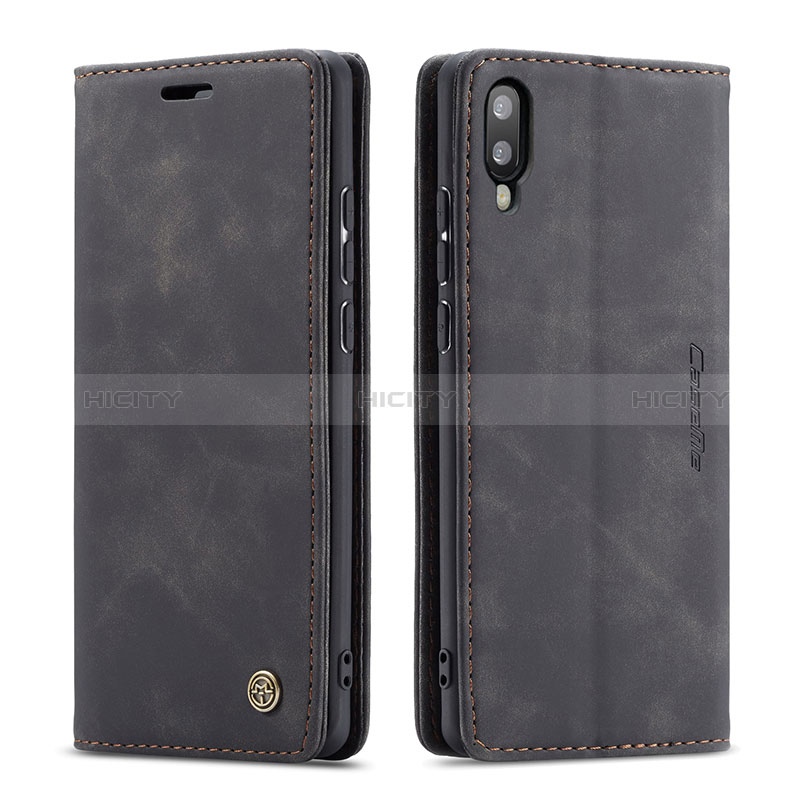 Custodia Portafoglio In Pelle Cover con Supporto C01S per Samsung Galaxy M10