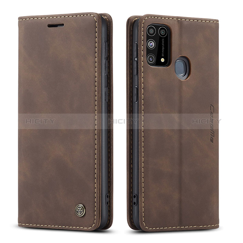 Custodia Portafoglio In Pelle Cover con Supporto C01S per Samsung Galaxy M31