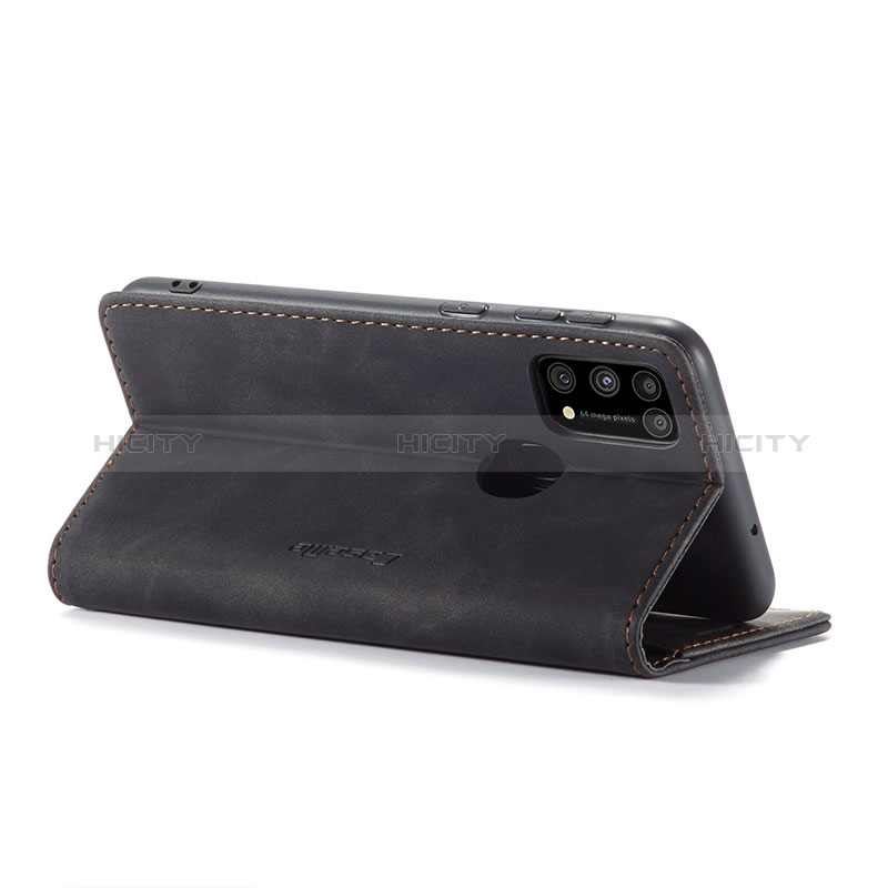 Custodia Portafoglio In Pelle Cover con Supporto C01S per Samsung Galaxy M31 Prime Edition